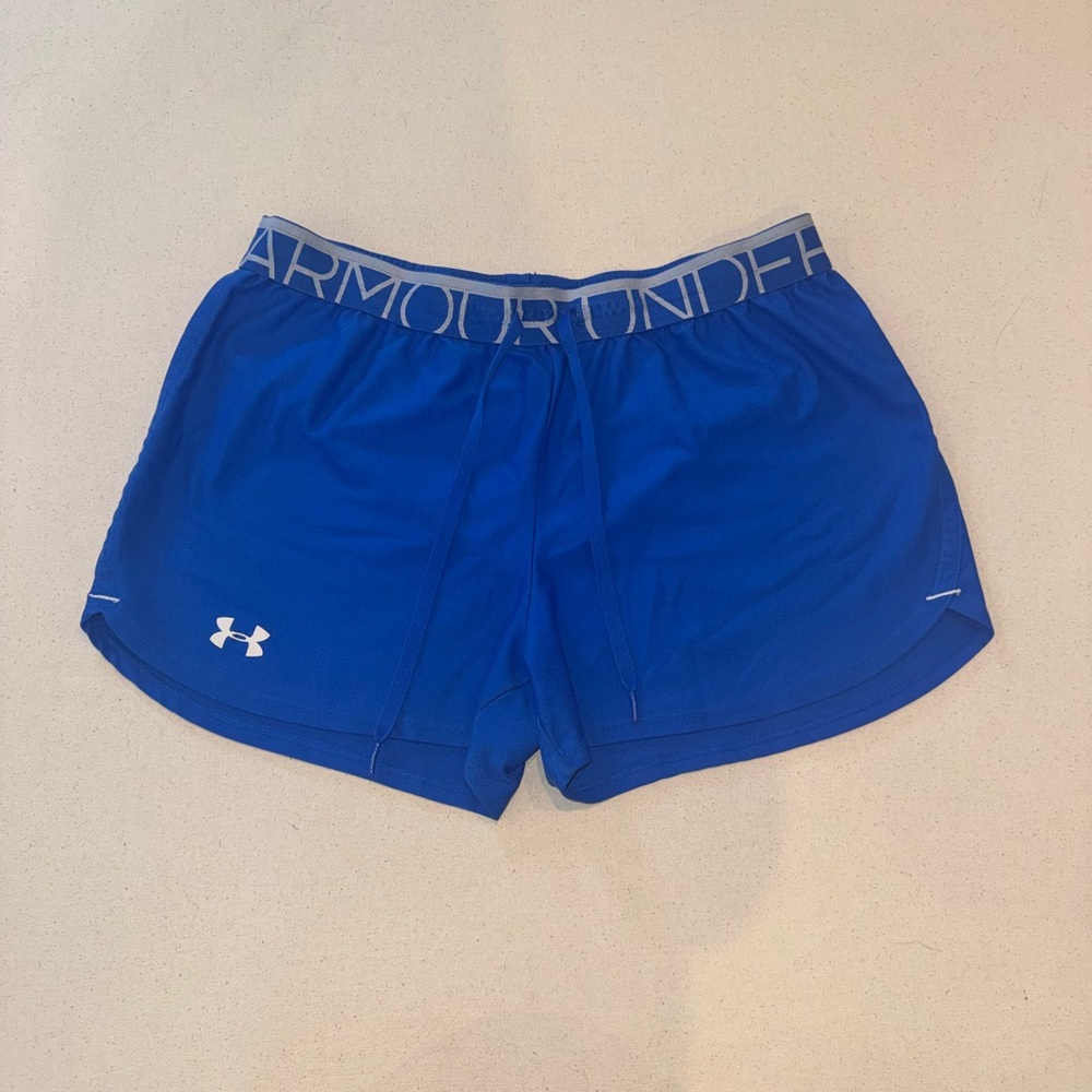 Under Armour Blue Athletic Shorts Lightweight Performance